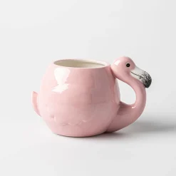 Boston Warehouse Flea Market Shaped 'Flamingo' Mug (Pink)