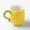Boston Warehouse Flea Market Shaped 'Pineapple' Mug (Yellow Green)