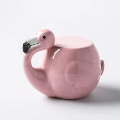 Boston Warehouse Scrubby 'Flamingo' Ceramic Scrubby Holder