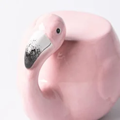 Boston Warehouse Scrubby 'Flamingo' Ceramic Scrubby Holder