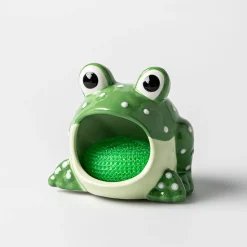 Boston Warehouse Scrubby 'Frog' Ceramic Scrubby Holder