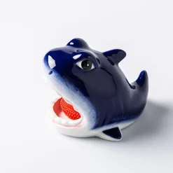 Boston Warehouse Scrubby 'Shark' Ceramic Scrubby Holder
