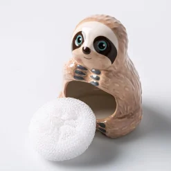 Boston Warehouse Scrubby 'Sloth' Ceramic Scrubby Holder