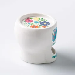 Boston Warehouse Scrubby 'Sugar Skull' Ceramic Scrubby Holder