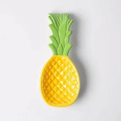 Boston Warehouse Shaped 'Pineapple' Ceramic Spoon Rest