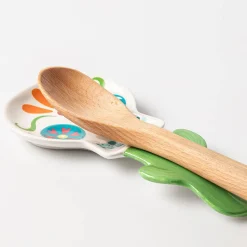 Boston Warehouse Shaped 'Skull W/Cactus' Ceramic Spoon Rest