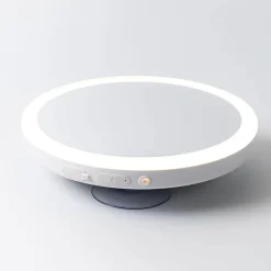 Brookstone LED Mirror with Wireless Speaker (White)