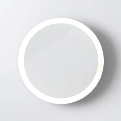 Brookstone LED Mirror with Wireless Speaker (White)