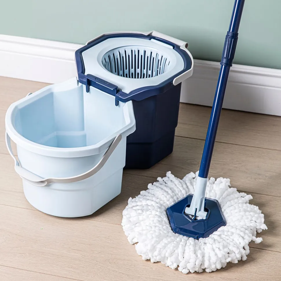 Casabella Clean Water '2-Bucket System' Spin Mop & Nesting Bucket