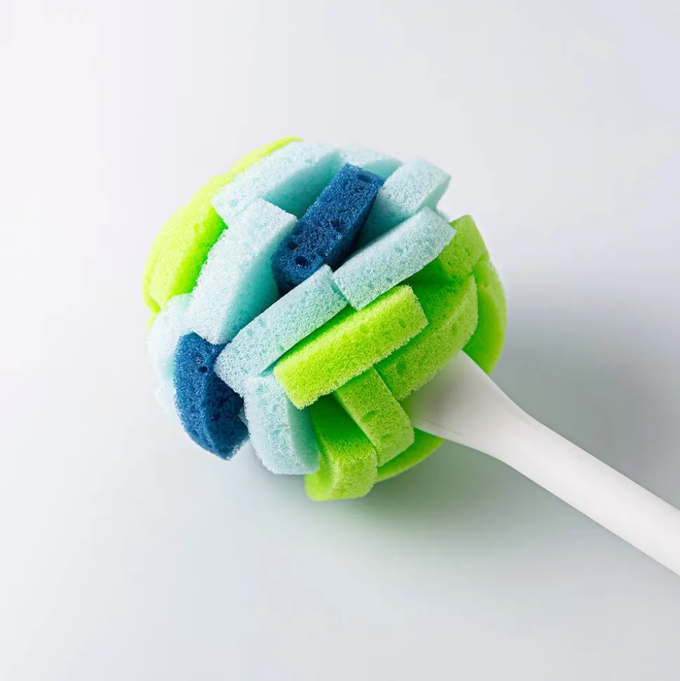 Casabella Eco-Friendly Glass Sponge Brush 13"
