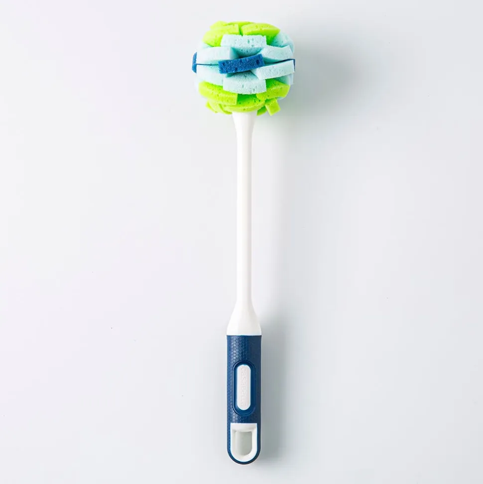 Casabella Eco-Friendly Glass Sponge Brush 13"