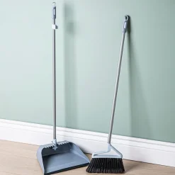 Casabella Eco-Friendly Upright Broom & Dustpan Set 36"