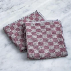 Casabella Microfiber Stainless Steel Cloth - Set of 2 (Brown/Grey)