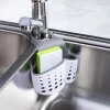 Casabella Sink Sider Faucet Sponge and Brush Holder (White/Grey)