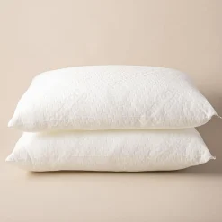 Century Home Natural Home Bamboo Pillow Queen - Set of 2