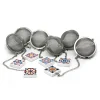 Ch'A Tea Chai 'Tile Charm' Tea Ball Infuser Asstd (Stainless Steel)