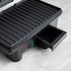 Chefman 180 Degree Panini Grill with Floating Hinge (Stainless Steel)
