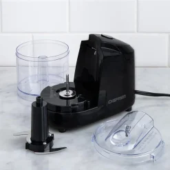 Chefman Easy Chop Mini Food Chopper (Black/Clear)