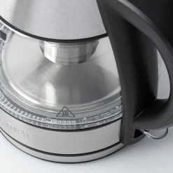 Chefman Fast-Boil Glass Kettle with Infuser (Clear/Stainless Steel)