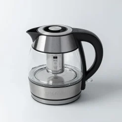 Chefman Fast-Boil Glass Kettle with Infuser (Clear/Stainless Steel)