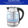 Chefman Keep Warm Glass Kettle with Infuser