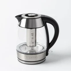 Chefman Keep Warm Glass Kettle with Infuser