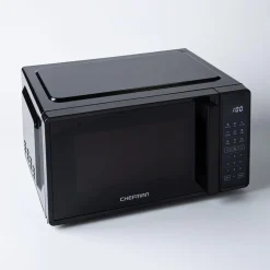 Chefman Precision-Touch Microwave Oven with Child Lock (Black)