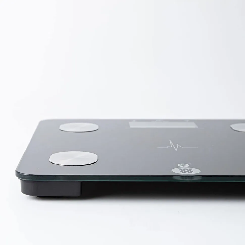 Conair Weight Watchers Bluetooth Glass Body Scale (Black)