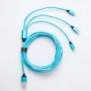 Connect Heavy Duty High-Speed '3-In-1' Charge & Sync Cable (Rainbow)