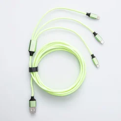 Connect Heavy Duty High-Speed '3-In-1' Charge & Sync Cable (Rainbow)