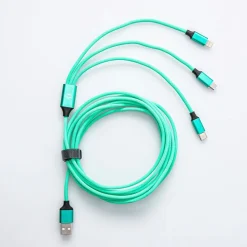 Connect Heavy Duty High-Speed '3-In-1' Charge & Sync Cable (Rainbow)