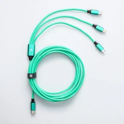 Connect Heavy Duty 'Usb-C To 3-In-1' Charge & Sync Cable (Rainbow)