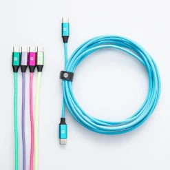 Connect Heavy Duty 'Usb-C To Usb-C' Charge & Sync Cable (Rainbow)
