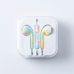 Connect Premium 'Patterned' Earbuds with Storage Case (Asstd.)