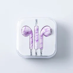 Connect Premium 'Patterned' Earbuds with Storage Case (Asstd.)