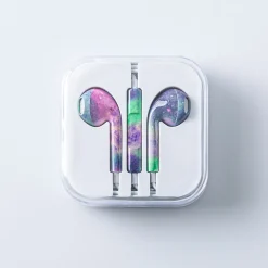 Connect Premium 'Patterned' Earbuds with Storage Case (Asstd.)