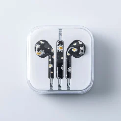 Connect Premium 'Patterned' Earbuds with Storage Case (Asstd.)