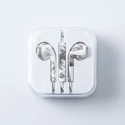 Connect Premium 'Patterned' Earbuds with Storage Case (Asstd.)
