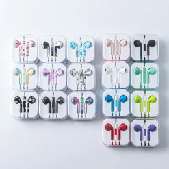 Connect Premium 'Solid' Earbuds with Storage Case (Asstd.)
