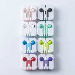 Connect Premium 'Solid' Earbuds with Storage Case (Asstd.)