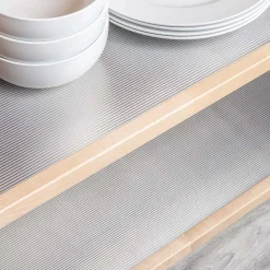 Contact Specialty Non-Adhesive 'Ribbed' Shelf-Drawer Liner (Clear)