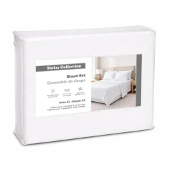 Cotton House Microfiber Twin XL Sheet Set (White)