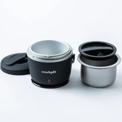Crock Pot Mini Crock Portable Lunch Carrier-Warmer (Black Licorice)