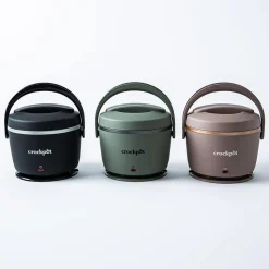 Crock Pot Mini Crock Portable Lunch Carrier-Warmer (Black Licorice)