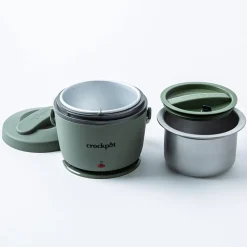 Crock Pot Mini Crock Portable Lunch Carrier-Warmer (Moonshine Green)