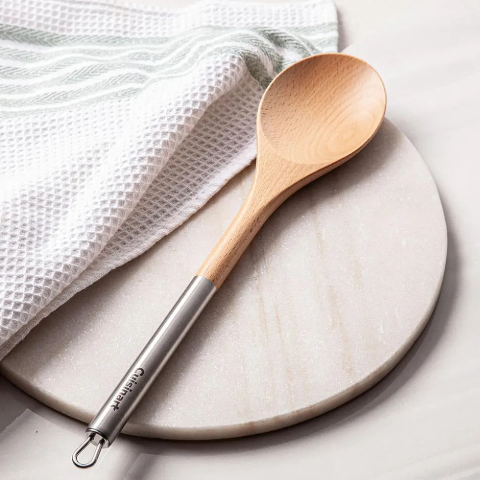 Cuisinart Beechwood Solid Spoon (Natural - St/St)