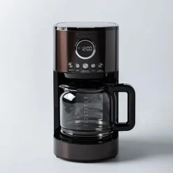 Cuisinart Modern Programmable Coffee Maker (Black Stainless Steel)