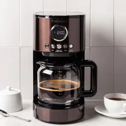 Cuisinart Modern Programmable Coffee Maker (Black Stainless Steel)