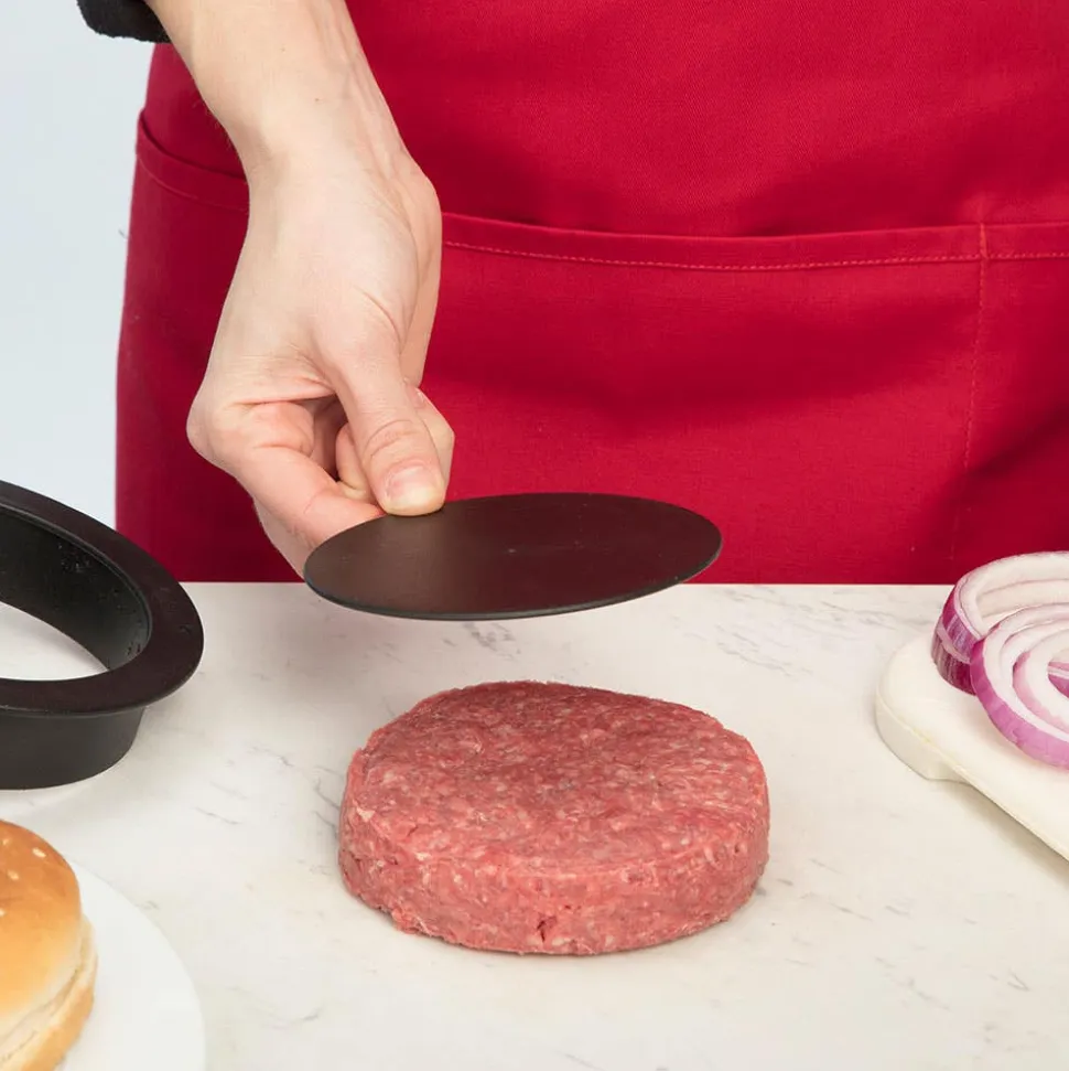 Cuisinart Outdoors 4-In-1 Stuffed Burger Press (Black)