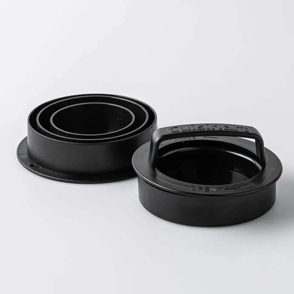 Cuisinart Outdoors 4-In-1 Stuffed Burger Press (Black)